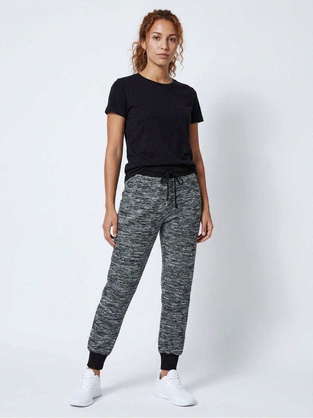 Almost Famous Gray & Black Joggers